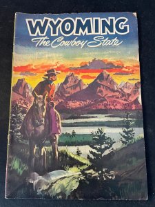 WYOMING, THE COWBOY STATE Giveaway Comic, 1954, G Condition