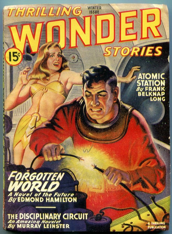 Thrilling Wondering Stories Pulp Winter 1946- Edmond Hamilton- poor