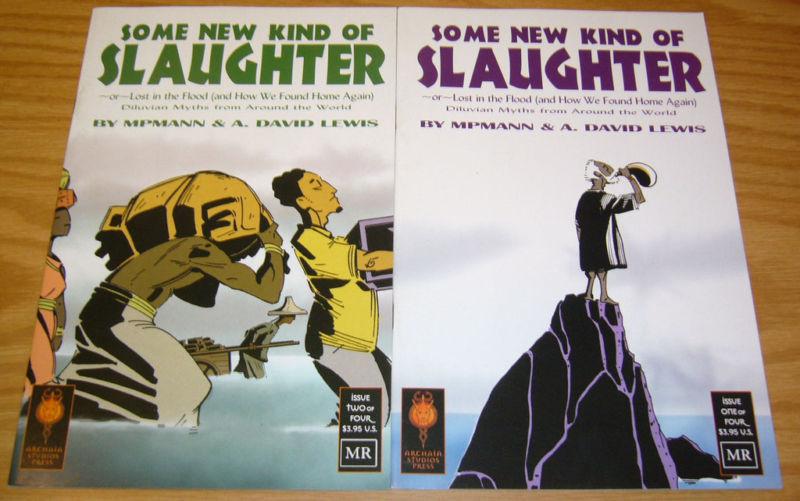 Some New Kind Of Slaughter #1-2 VF/NM complete series FLOODS diluvian myths