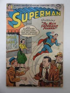 Superman #93 (1954) GD/VG condition moisture damage