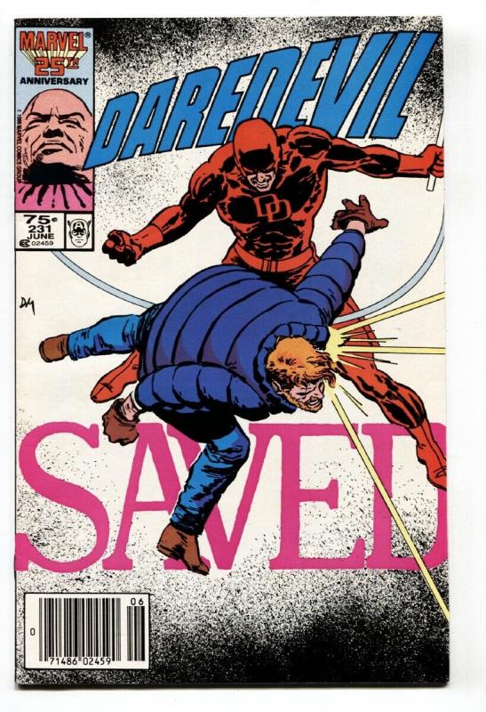 DAREDEVIL #231 1986-Born Again story line-Marvel-comic book