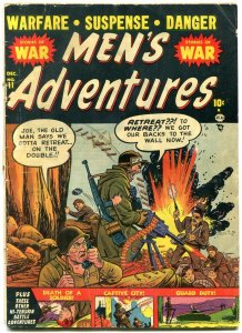 MENS ADVENTURES #11 1951-RED MENACE WITH EYEPATCH-HORRO G/VG