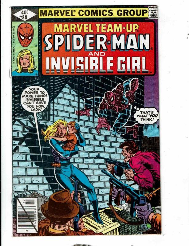 8 Marvel Team-Up Comic Books # 21 59 88 90 94 98 108 (2) Spider-Man Hulk JL12
