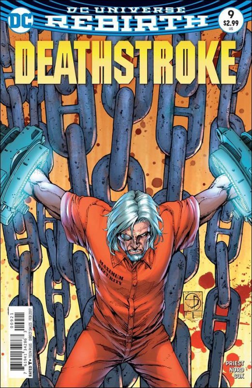 Deathstroke (2016) 9-B Shane Davis Cover VF/NM