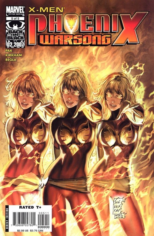 X-MEN: PHOENIX - WARSONG #05 (2007) MARC SILVESTRI | DIRECT EDITION