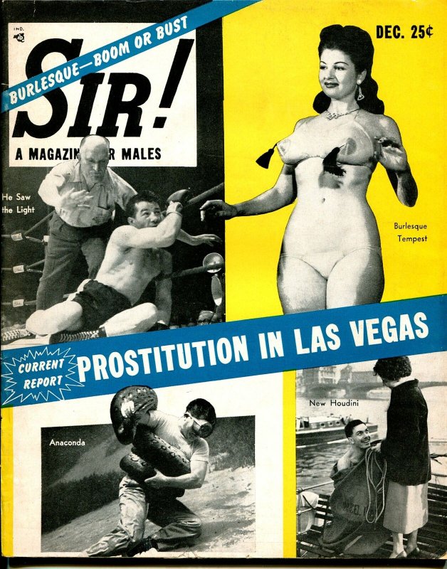 Sir! 12/1955-prostitution-Lili St Cyr-Indo-China vice-Eisenhower-exploitation-FN