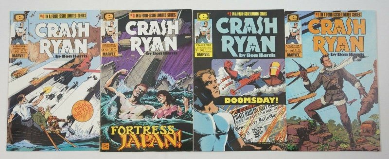 Crash Ryan #1-4 VF/NM complete series Ron Harris ; Epic