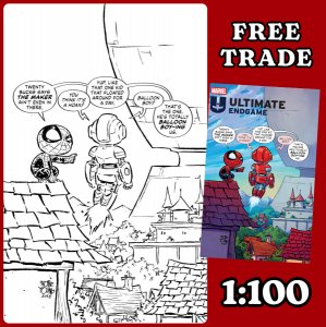 ULTIMATE ENDGAME #1 ? SKOTTIE YOUNG BLACK AND WHITE VIRGIN VARIANT [1:100]