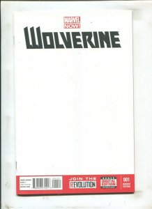 Wolverine #1 - Blank Cover Variant (9.2 Or Better) 2013 759606079216