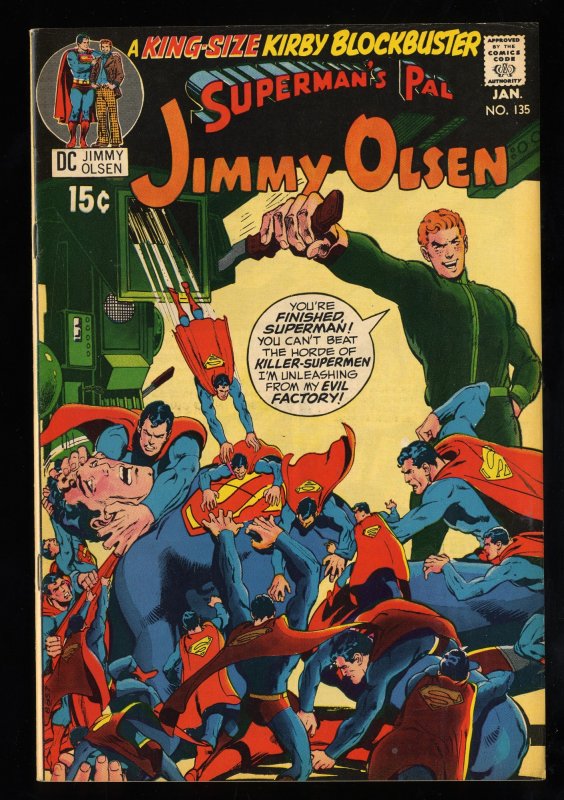 Superman's Pal, Jimmy Olsen #135 VF- 7.5