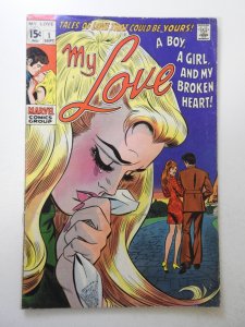 My Love #1 (1969) VG Condition ink fc