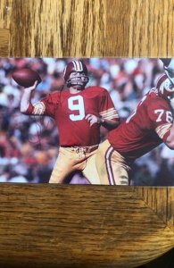 SONNY Jurgensen – Redskins Smash Mouth QB, signed  4X6