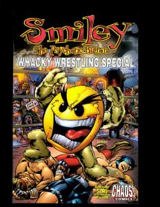 8 Comics Smiley Movie Special 1 Whacky Wrestling 1 Psychotic Button 1 +MORE  HY3