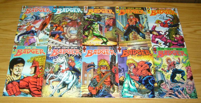 Badger #1-70 VF/NM complete series - mike baron - first comics - vietnam vet