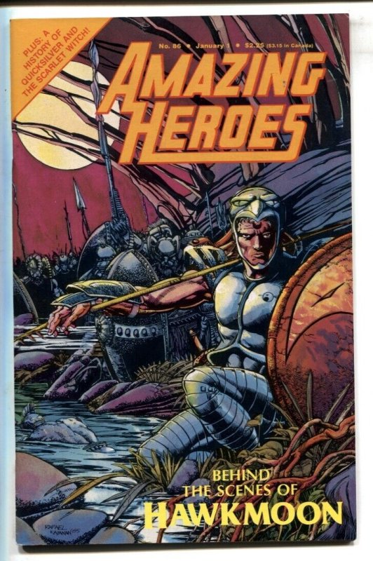 AMAZING HEROES #86 1985 - comics - Hawkmoon