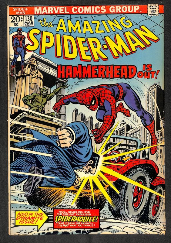 Amazing Spider-Man #130 VG/FN 5.0 Hammerhead! Marvel Comics Spiderman