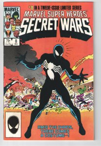 MARVEL SUPER HEROES SECRET WARS 8 VFNM 9.0 1st Venom/Symbiote