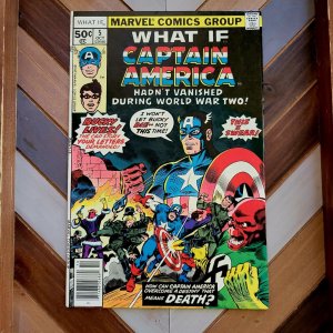 What If? #5 FN/VF (Marvel 1977) Captain America Hadn't Disappeared During WWII?