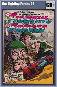 Our Fighting Forces 21 (1957) GD+ Silver Age DC War Comics