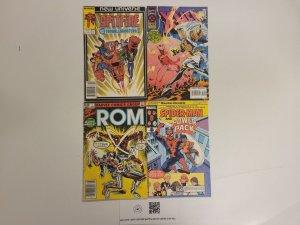4 Marvel Comics #1 Rom #1 Spider-Man Power Pack #320 X-Men #1 Spitfire 29 TJ30