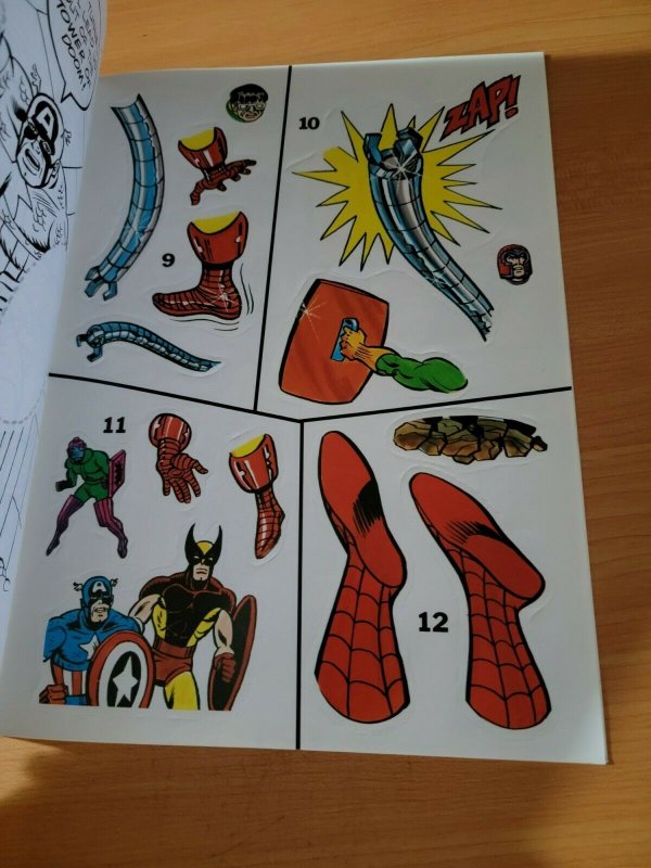 Marvel Super Heroes Secret Wars Sticker Adventures ~ NOT USED ~ 1984 Marvel Doom