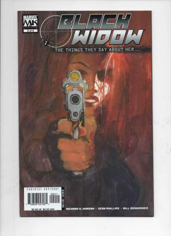 BLACK WIDOW #2, VF/NM, 2005, Phillips, Sienkiewicz, Things They Say about Her