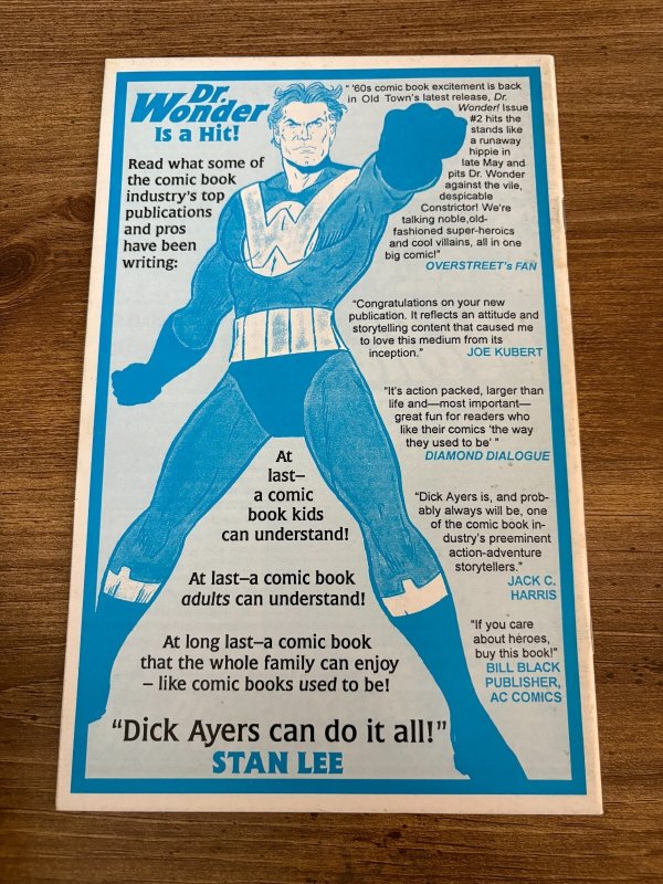 Dr. Wonder # 2 NM Old Town Comic Book Dick Ayers 9 J386