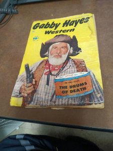 GABBY HAYES WESTERN #31 photo cover 1951 GOLDEN AGE FAWCETT comics movie star