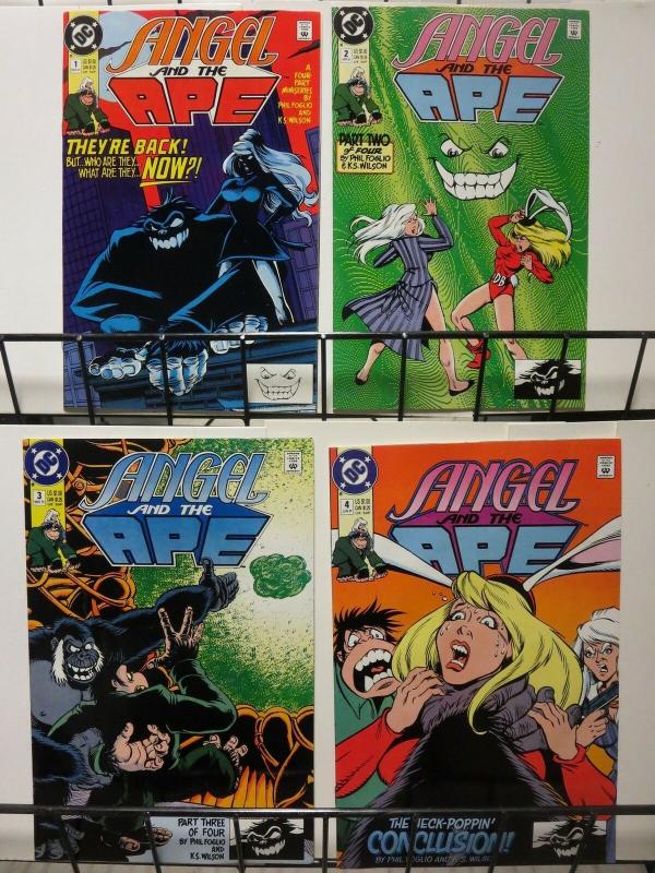 ANGEL & THE APE (1991 MINI) 1-4 the return  Phil Foglio