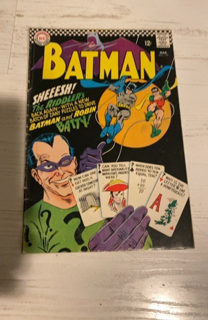 Batman #179 (1966) Second app of silver age Riddler