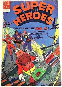 SUPER HEROES#4 VG/FN 1967 DELL SILVER AGE COMICS 