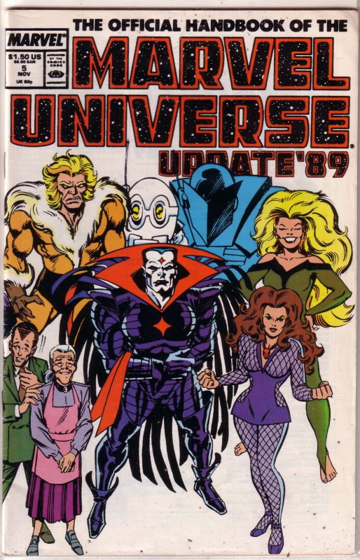 Official Handbook of the Marvel Universe   vol. 2   #6,8,10,11,13,19,20 +Update