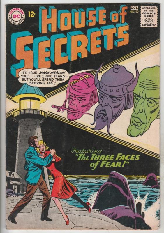 House of Secrets #62 (Oct-63) VG/FN+ Mid-Grade Mark Merlin, Eclipso