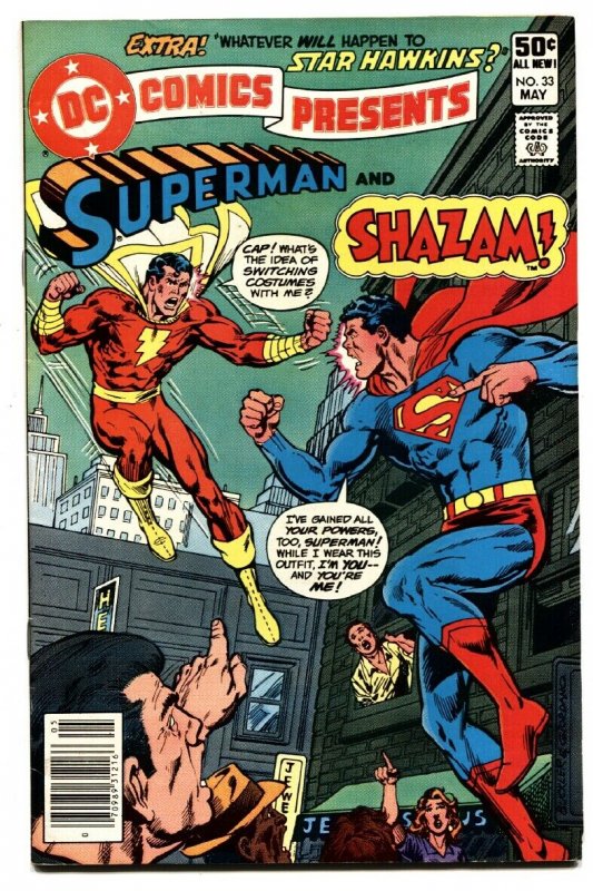 DC Comics Presents #33 comic book SHAZAM / SUPERMAN comic book 1981