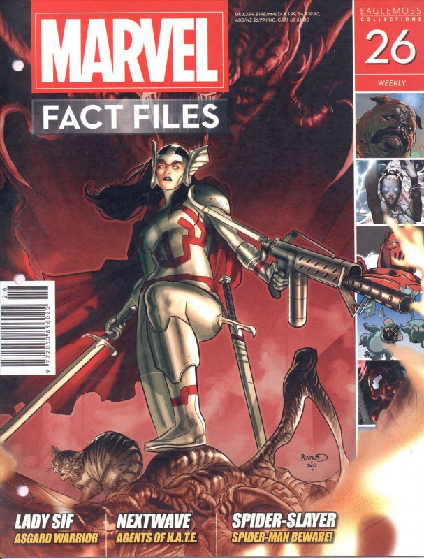 Marvel Fact Files #26 VF/NM ; Eaglemoss | Sif