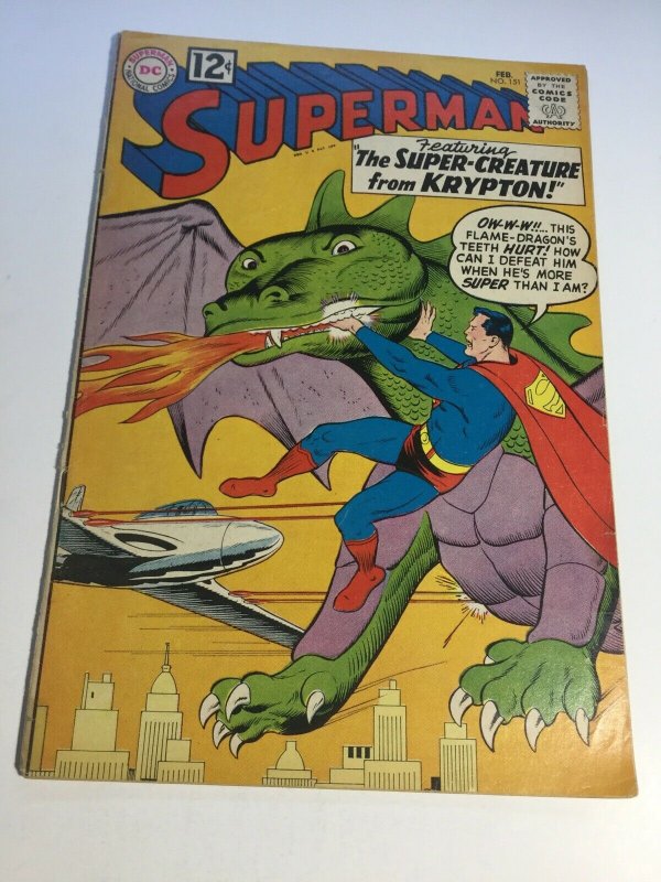 Superman 151 Fn Fine 6.0 DC Comics