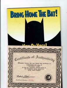 Action Comics #700 NM 1st Print DC Comic Book Feat Superman Signed By Rodier CB9