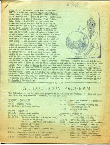 Locus #35 1969-sci-fi fanzine-St Louiscon Program-Walt Simonson Conan-VG