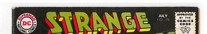 Strange Adventures (1950 1st Series) #178 FN