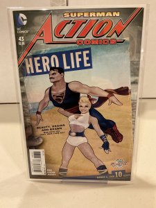 Action Comics #43  2015  New 52!  Bombshell Variant!