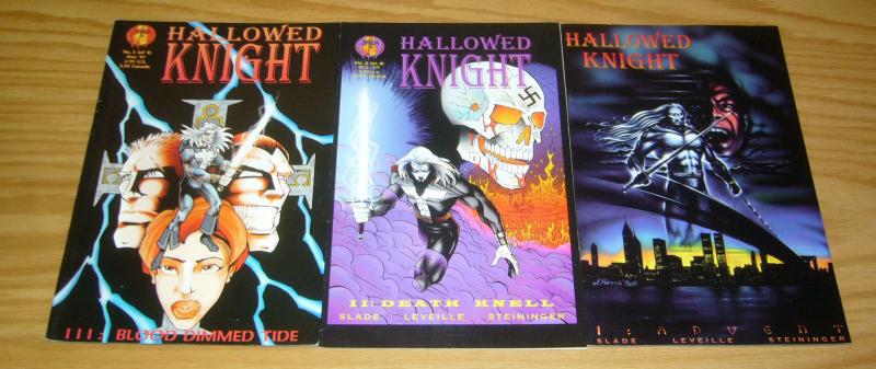 Hallowed Knight #1-3 VF/NM complete series - shea comics - set lot 1997 2