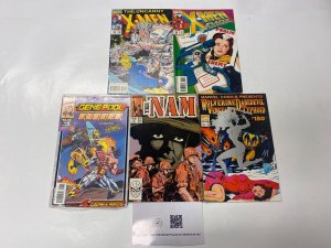 5 MARVEL comic books X-Men #306 Classic #89 Gun #1 Nam #17 MCP #150 57 KM15