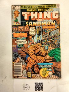 Marvel Two-In-One #86 VF Marvel Comic Books Thing Sandman 12 HH42