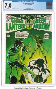 Green Lantern #76 (1970) CGC Graded 7.0 Currently the #8 book on Overstreet's...