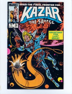 Ka-Zar the Savage #34 (1984) Final Issue
