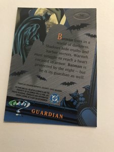 GUARDIAN #34 card : BATMAN FOREVER Metal 1995 Fleer; NM/M