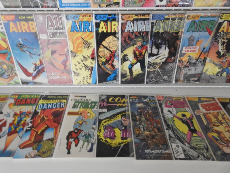 Huge Lot 130+ Comics W/ Batman, Aquaman, Airboy+ Avg VF+ Condition!
