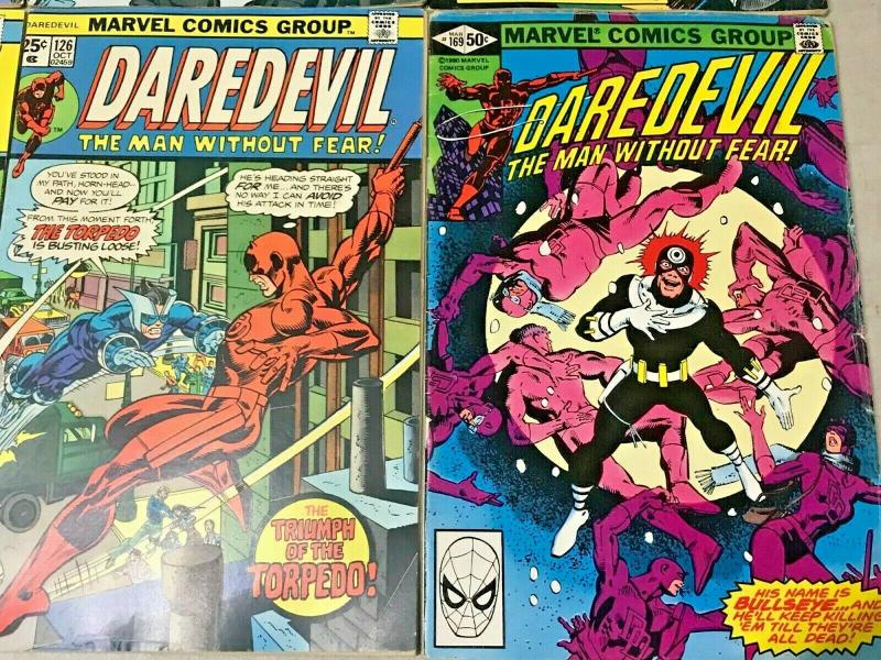 DAREDEVIL#122-169 VG-VF LOT 1975 (6 BOOKS) MARVEL BRONZE AGE COMICS