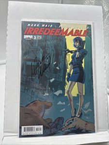 SIGNED MARK WAID IRREDEEMABLE #3 COVER B VARIANT BOOM!