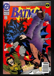 Batman #492 Newsstand Variant Knightfall Part 1!